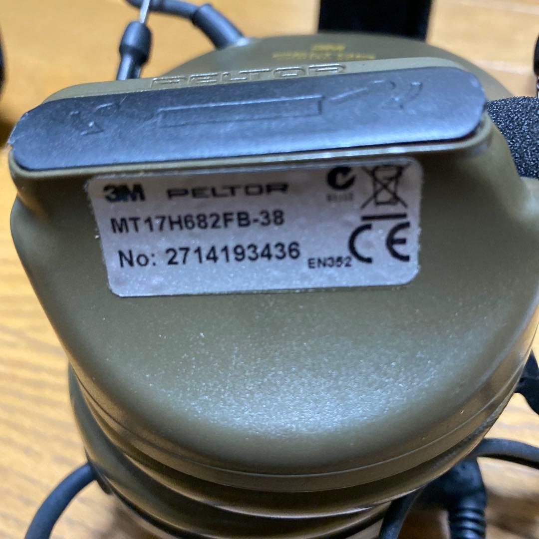 PELTOR comtac XP ヘッドセット　実物