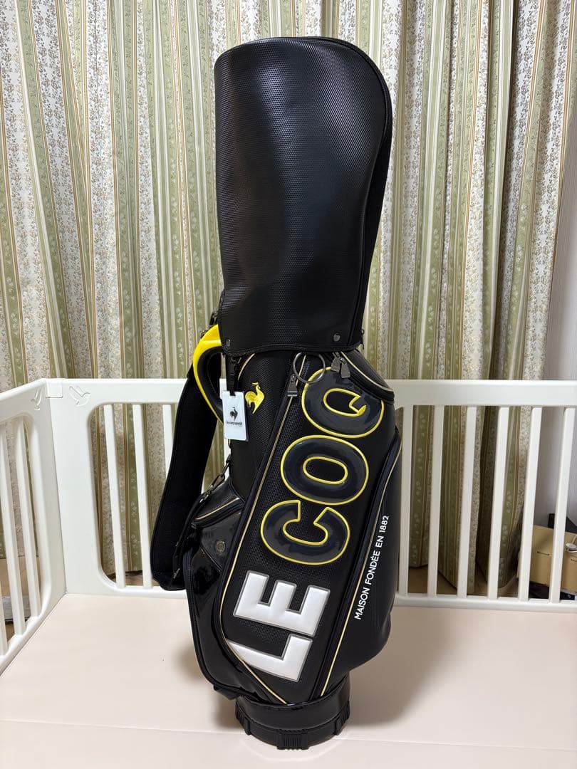 ルコックキャディバッグ9.5型　シャフトプロテクター9本付き