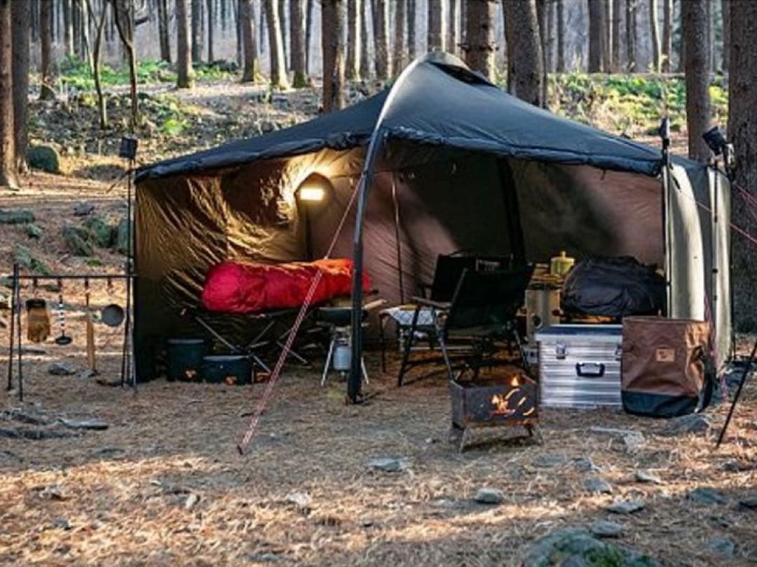 ミニマルワークス　ジャックシェルタープラス　ブラック　ポールセット