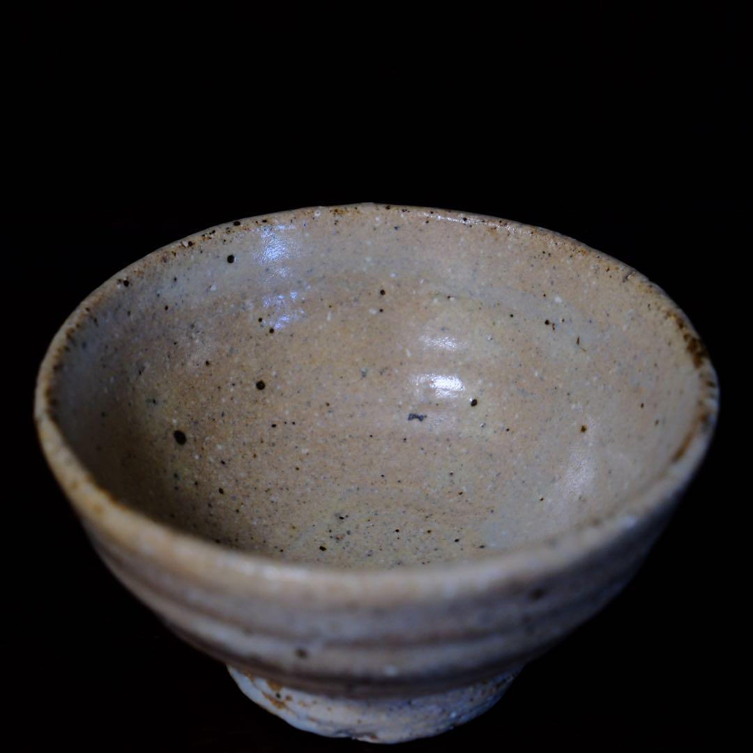 【10月18日まで】小林東五　井戸盃　抜群のあがり　共箱　大井戸型