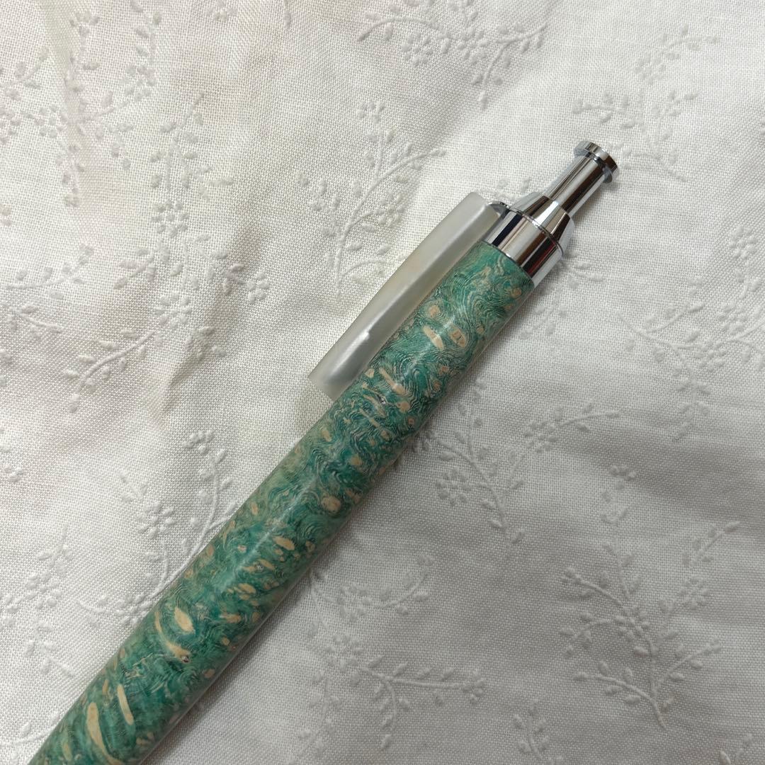 木軸シャーペン スタビライズドウッド 富士瘤クラフト