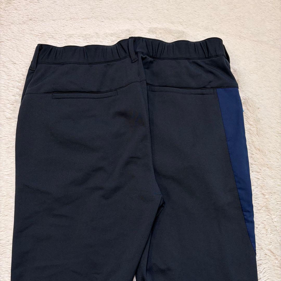 【美品】 BEAMS GOLF ゴルフウェア パンツ ストレッチ ネイビー XL