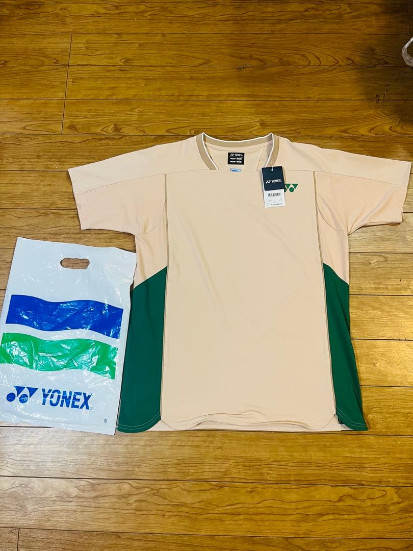 YONEX テニスウェアセットアップ ベージュ/グリーン
