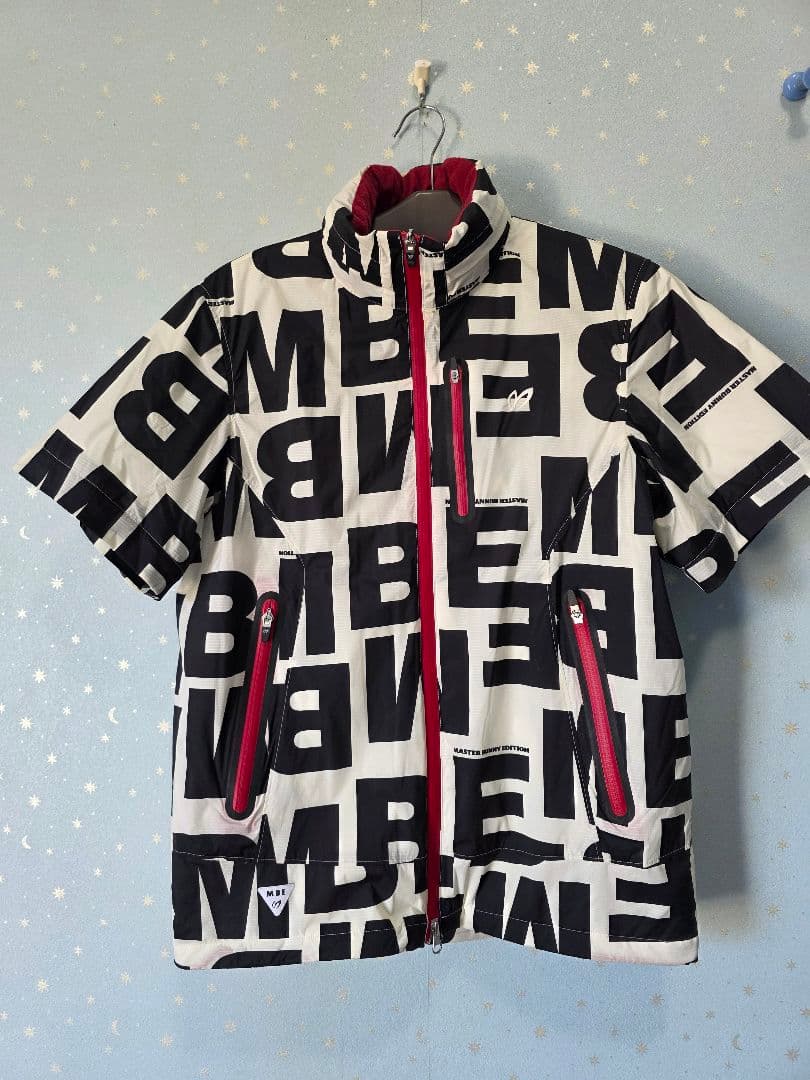 美品マスターバニーフード付き中綿ブルゾン4