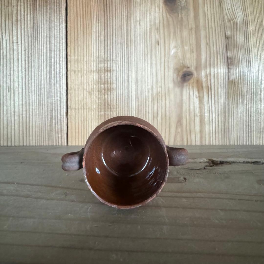 オランダ 18世紀頃 ミニチュア陶器 ガリポット 民藝 アンティーク 古道具