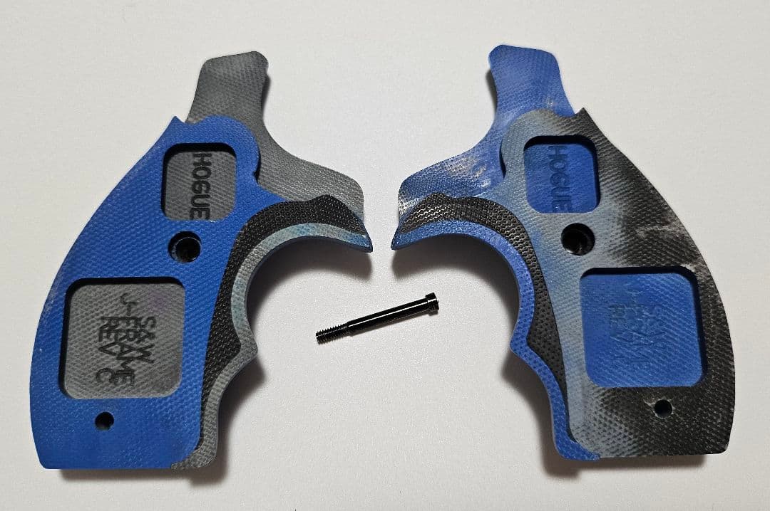 ホーグ S&W Jフレーム ラウンドバット用 G10グリップ ピラニア