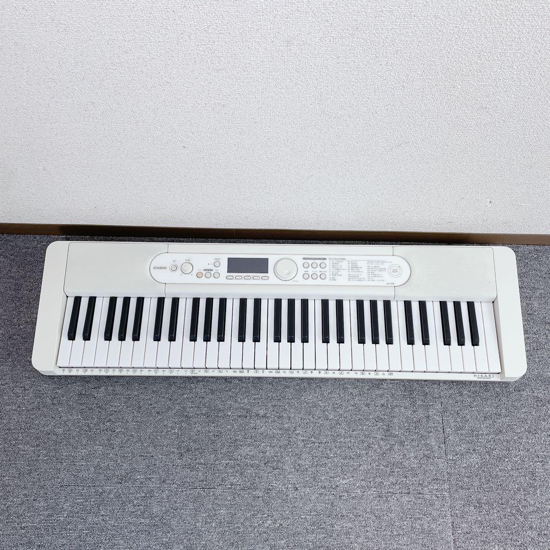 CASIO 光navigation キーボード LK-526 電子ピアノ 動作品