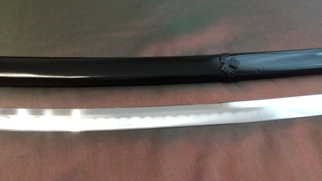 互の目刃紋【鐺・責金】模造刀 大刀 陣太刀 模擬刀 拵え katana 鍔