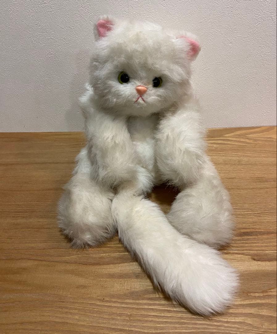 【オオイケ】 日本製 ペルシャ猫　ぬいぐるみ　昭和レトロ