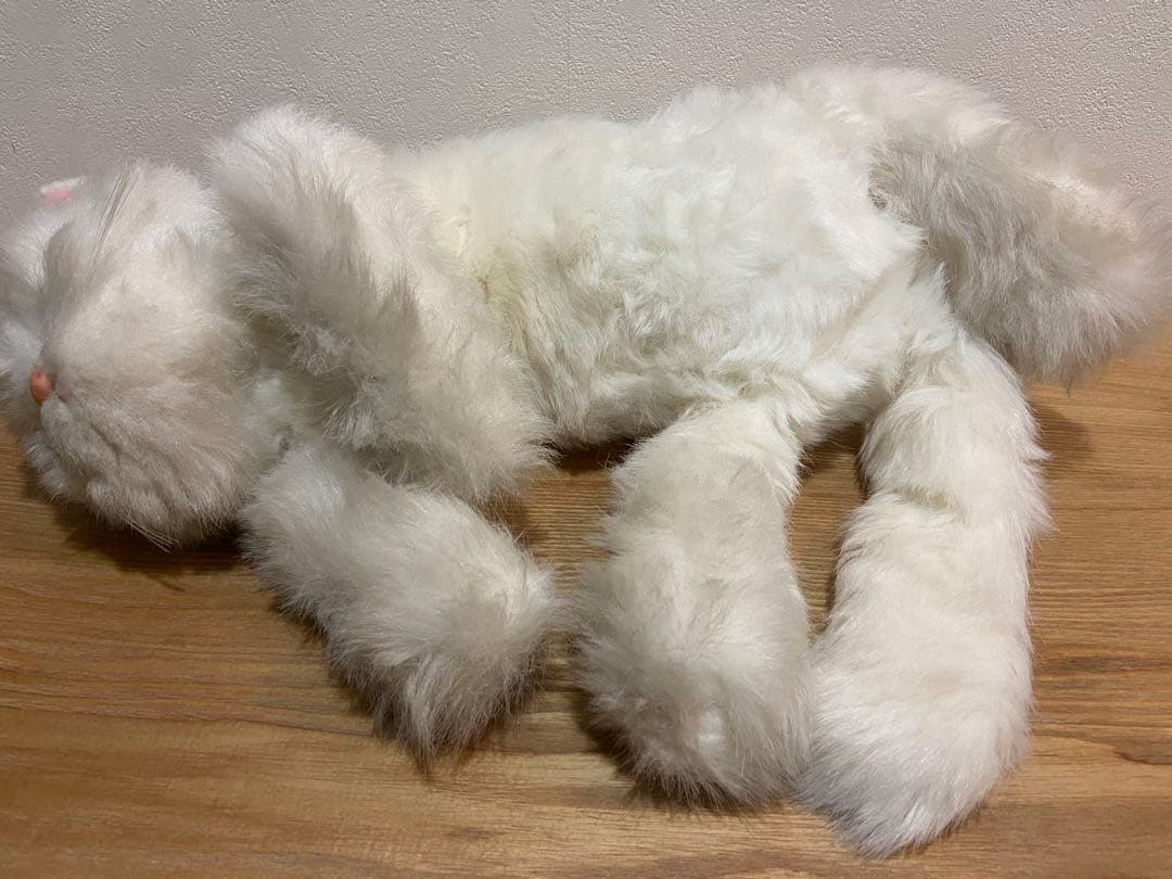 【オオイケ】 日本製 ペルシャ猫　ぬいぐるみ　昭和レトロ