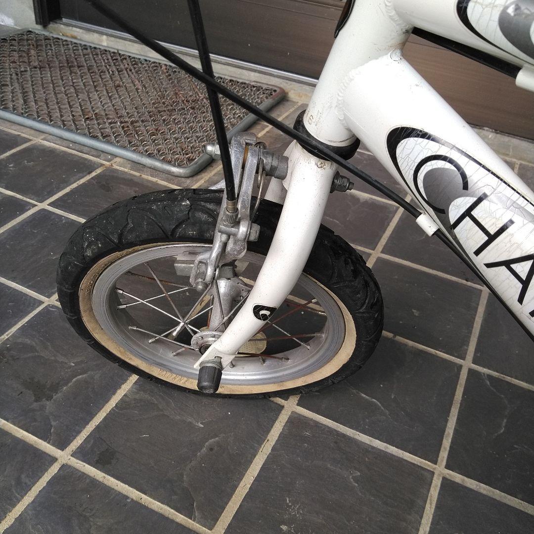 送料込　希少 CHARI-Q チョロQ 折りたたみ自転車 ホワイト　チャリQ