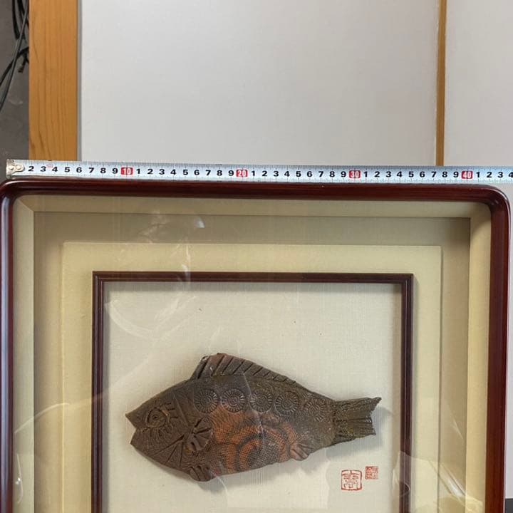 壁掛け　飾り瓦　焼き物