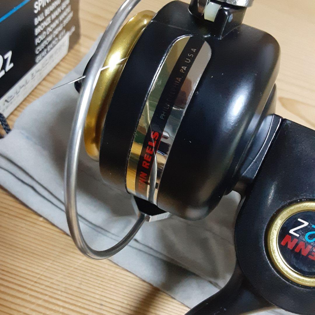 Penn 712Z スピニングリール ブラック/ゴールド