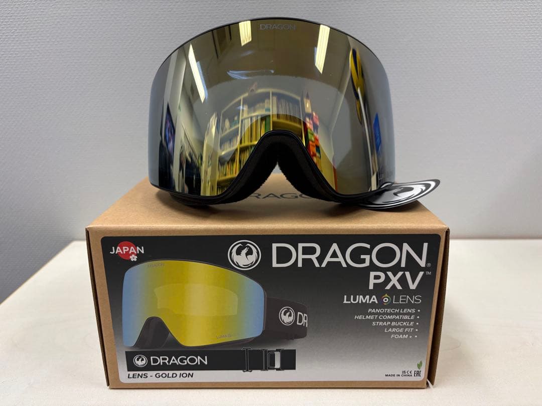 DRAGON PXV ゴーグル LUMA LENS J.GOLD ION