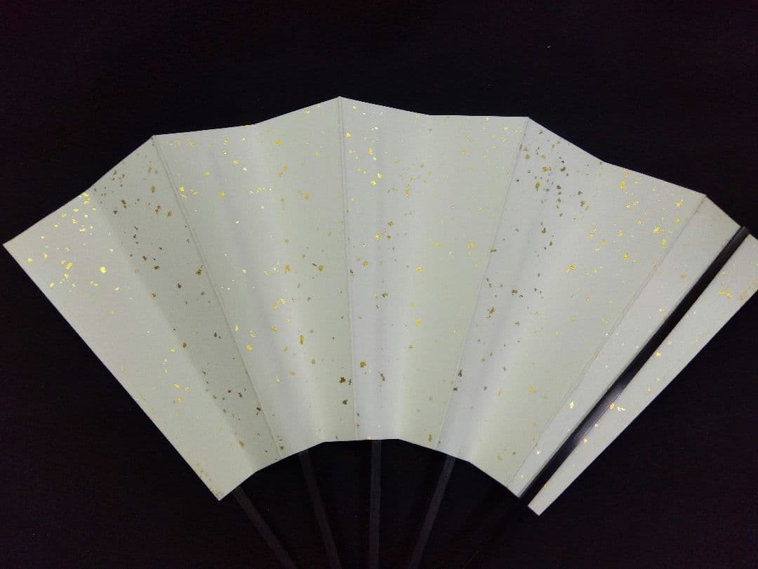 茶道具 飾扇子 逢春寺 法谷文雅 和尚 染筆 日々新 扇子 飾扇