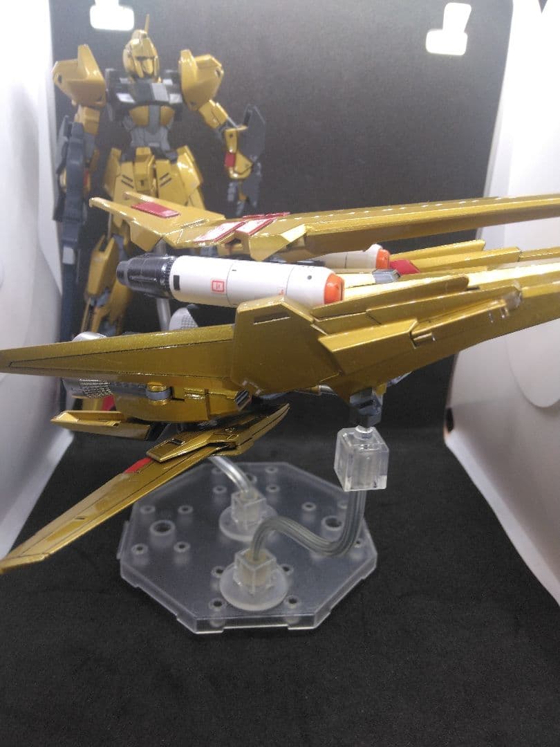 HG 百万式　メガシキ　塗装済み完成品　改造　台座　説明書付き