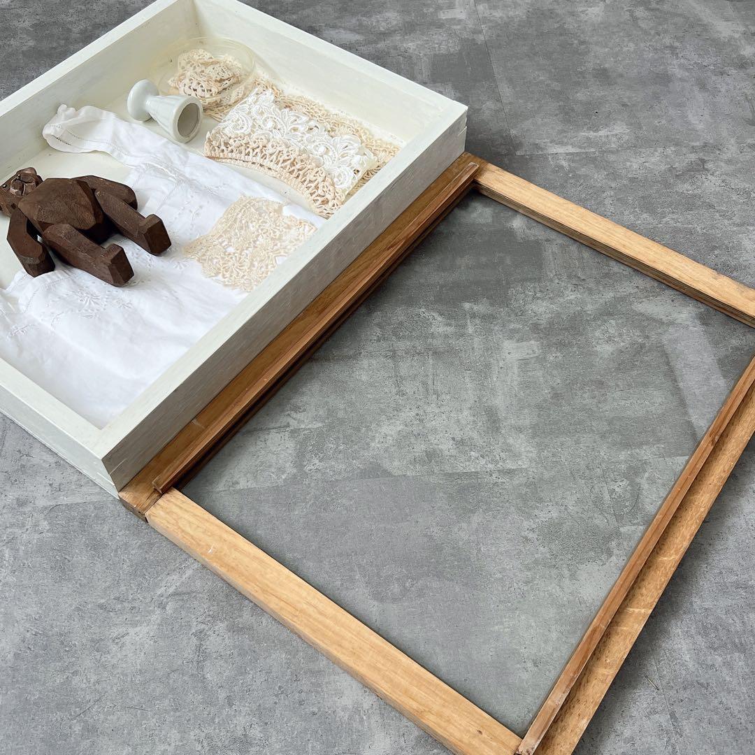 コレクションケース ガラスケースフレンチアンティーク アンティークレースまとめて