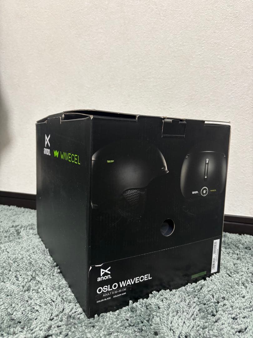 anon. WAVECEL ヘルメット ブラック スノーボード/スキー