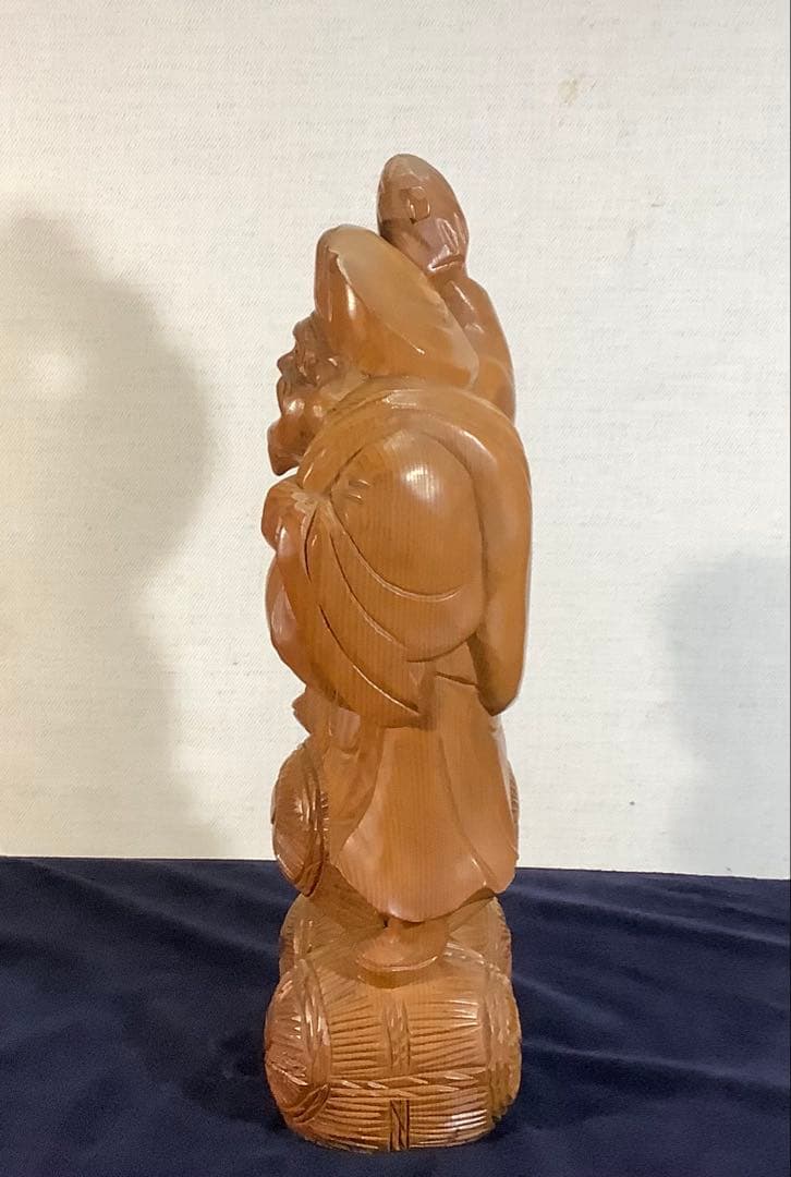 大黒天　木彫　置物