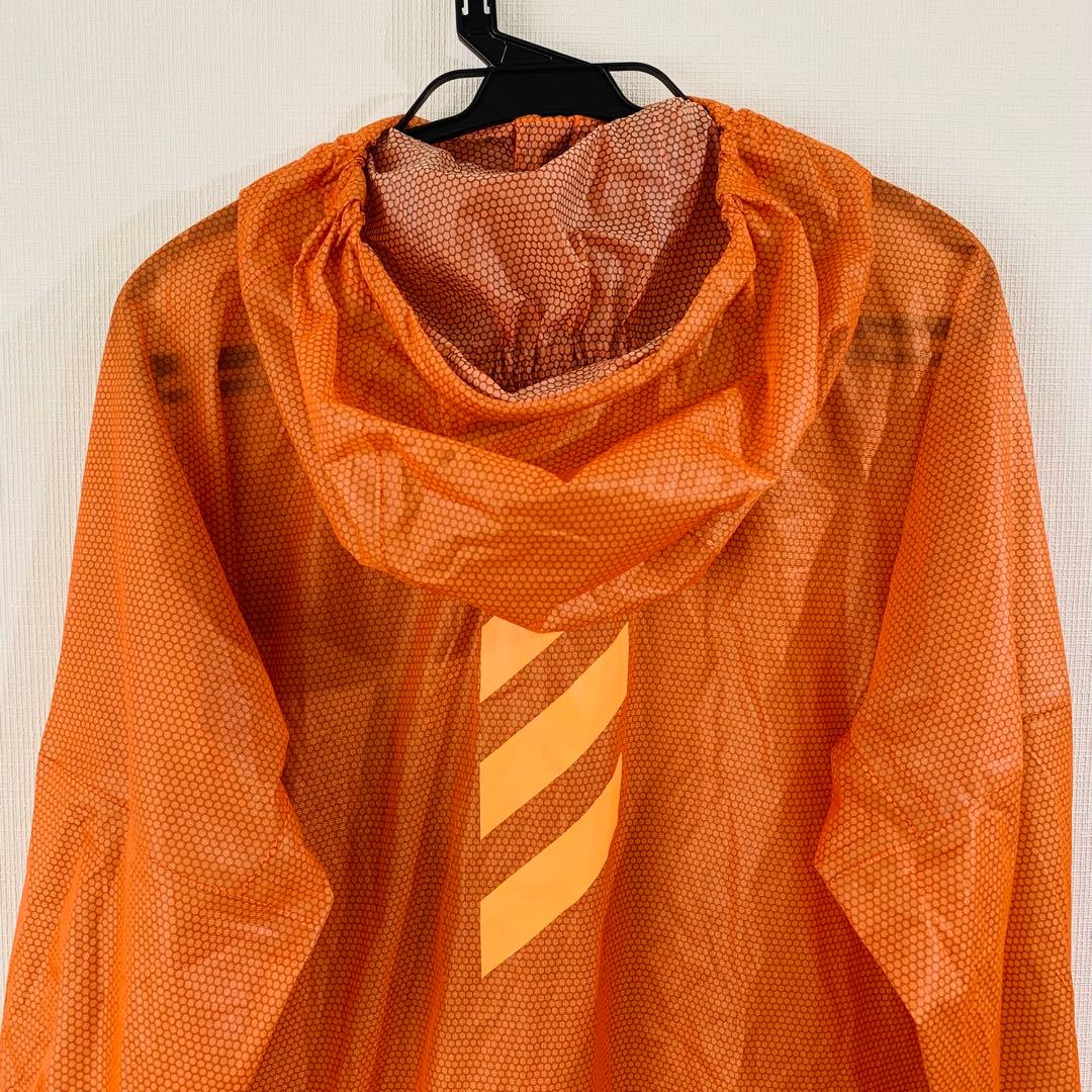 アディダス テレックス RAIN.RDY トレイルランニングジャケット オレンジ