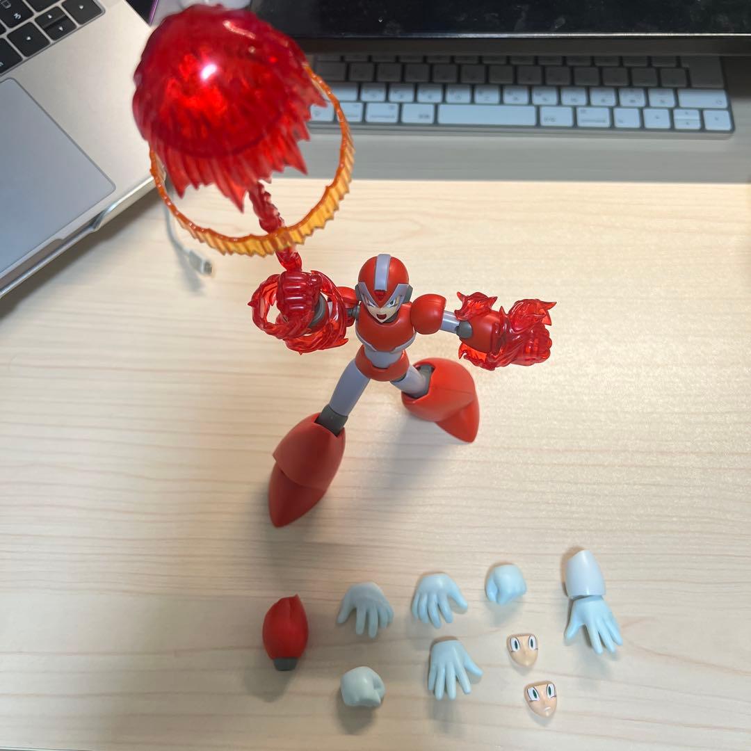 【組立済】コトブキヤ ロックマンX ライジングファイアVer. プラモデル