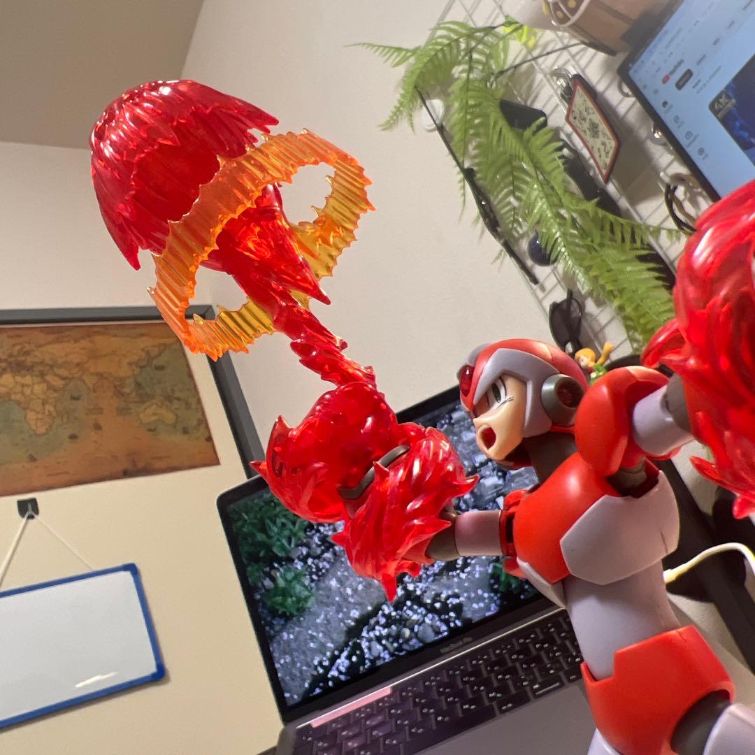 【組立済】コトブキヤ ロックマンX ライジングファイアVer. プラモデル