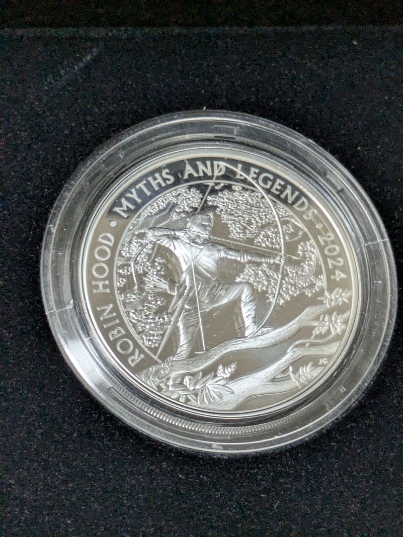 ロイヤルミント　ロビンフッド　1オンス銀貨プルーフ