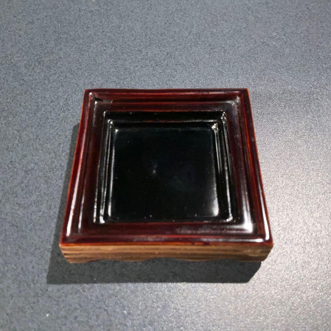 浮御堂古材　香合　お堂　誠中斎　大亀老師書付　R0935 ダP