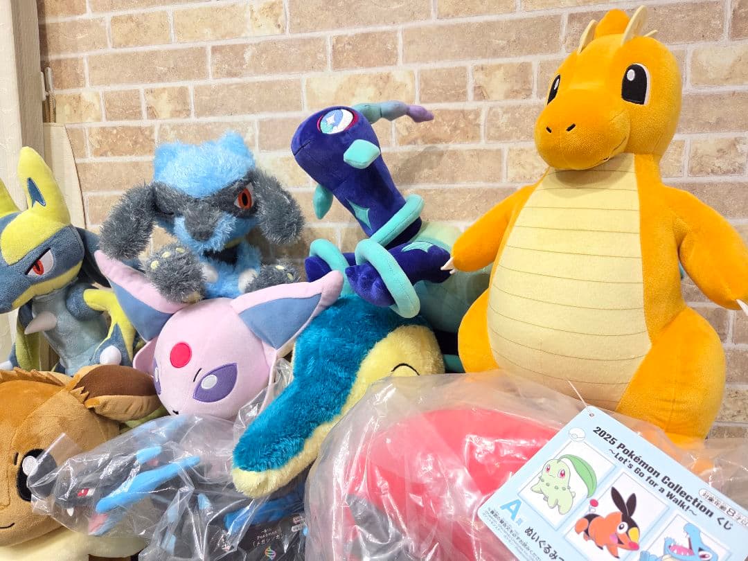 ポケモン　一番くじ　ぬいぐるみ　まとめ売り　新品未使用タグ付き