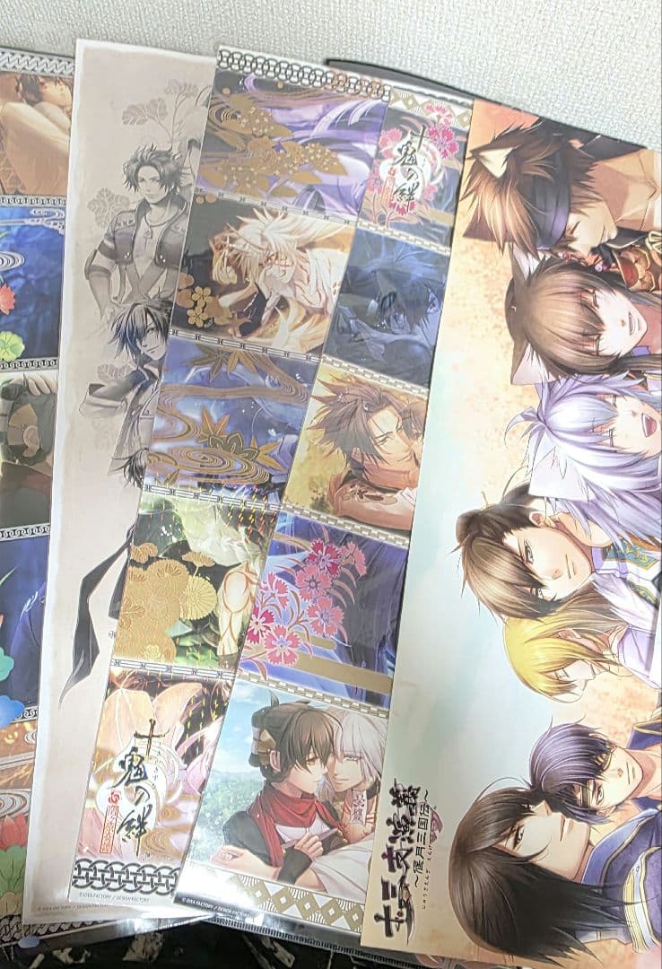 【希少】薄桜鬼　等　スティックポスター　多数まとめセット　専用ファイル付