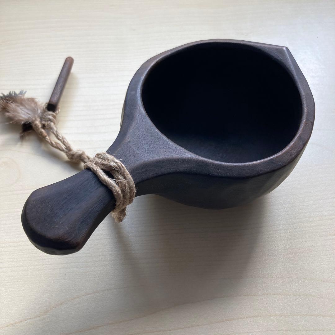 【新品】ソウルオブシベリア #1 ブラックペンダント　No.1840 ククサ