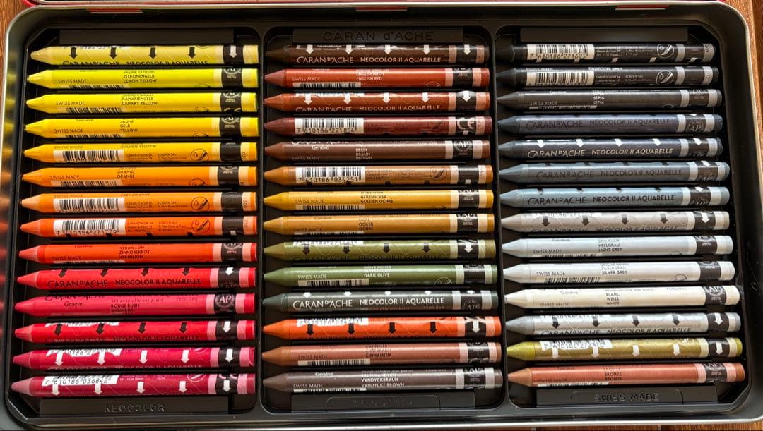 画材 CARAN D'ACHE 84 NEOCOLOR II Pastels