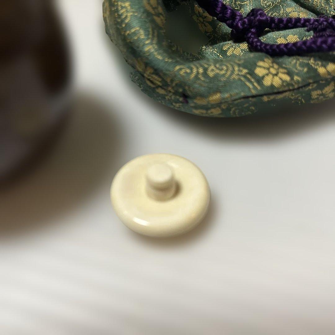 茶入　笹田仁史　白玉文琳