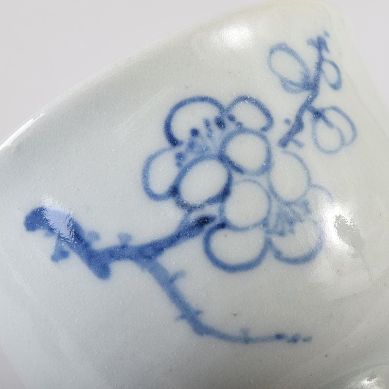 韓国人間文化財柳海剛（柳根瀅）作　象嵌鶴雲文など　盃　3点　共箱　D　R8482