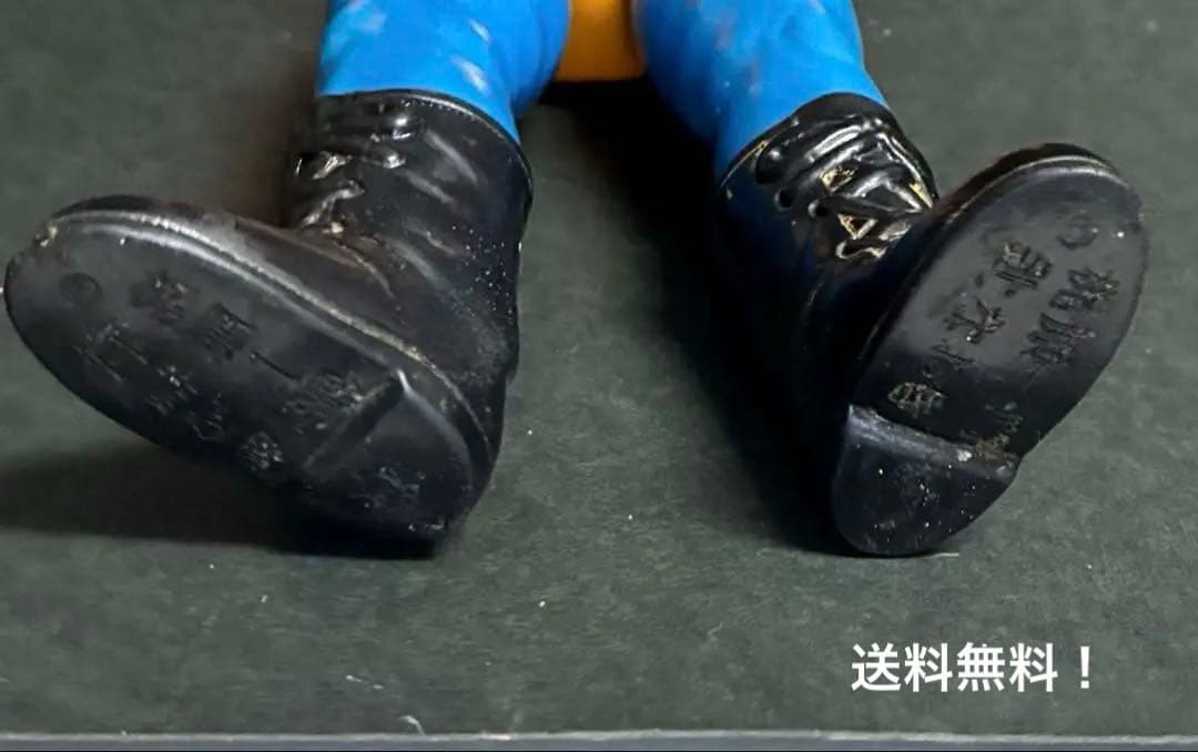 【昭和当時物】■ 中嶋製作所 マスク面取れ タイガーマスク ソフビ