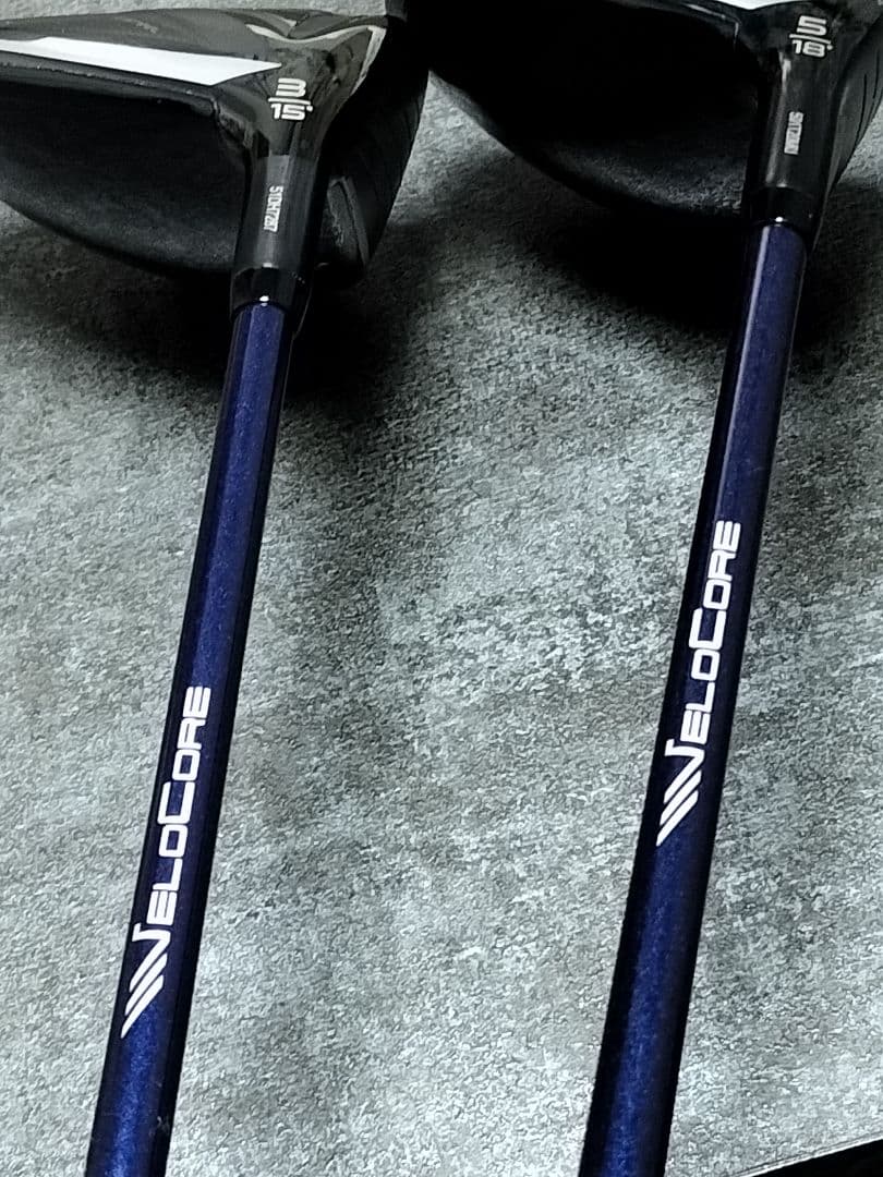 Qi10 3w 5w 2本セット ベンタスTRブルー5R　テーラーメイド