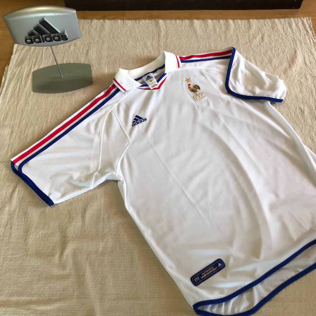 最終価格2000年アディダス フランス代表レプリカユニフォ－ムXXOサイズ　新品