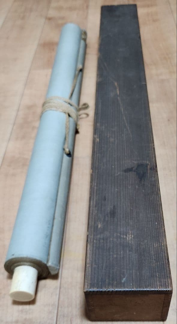 【芙蓉に鳥図】三尾呉石 2692 桔梗 女郎花 秋草 掛け軸 肉筆