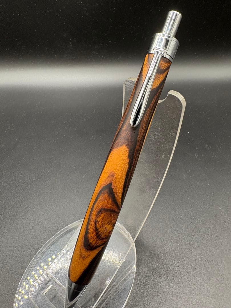 493デザートアイアンウッド　杢あり　木軸シャーペン　ボールペン