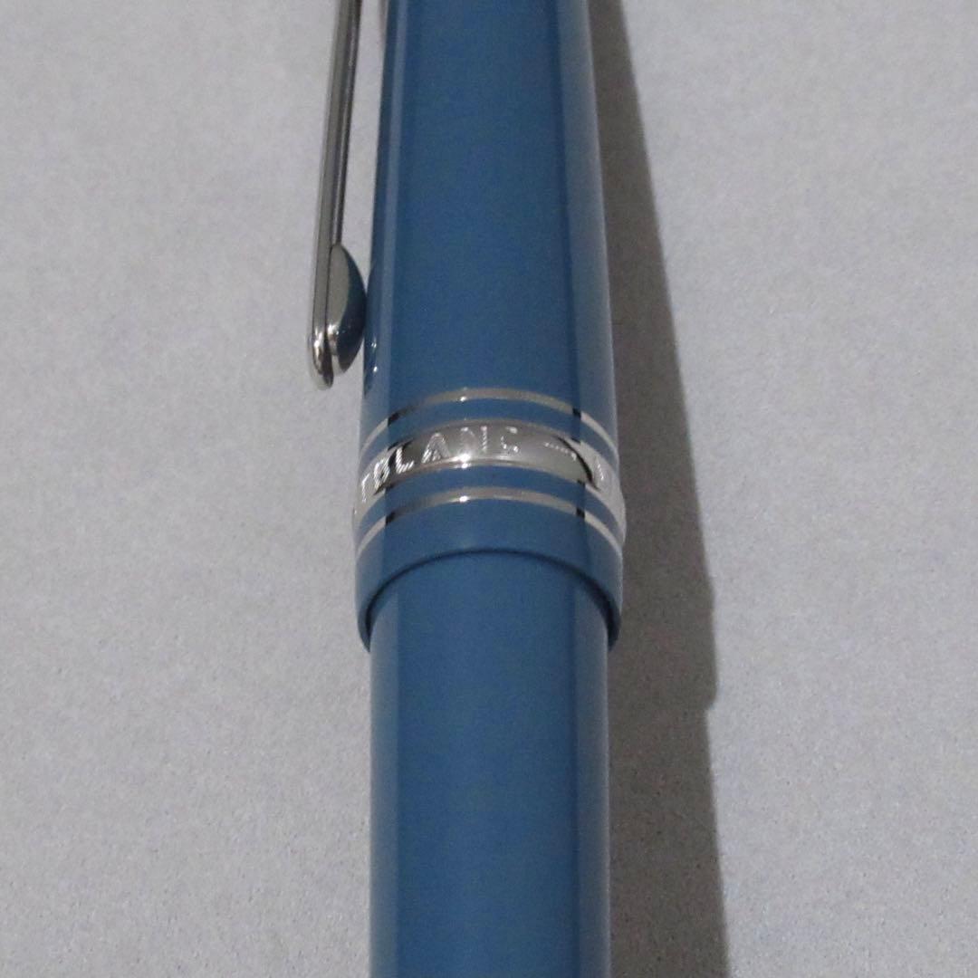 モンブラン ボールペン グレイシャー ブルーグレー ミッドサイズ 129395