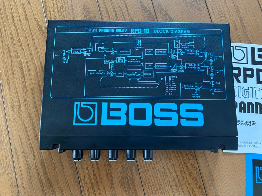 ギター BOSS PANNING DELAY