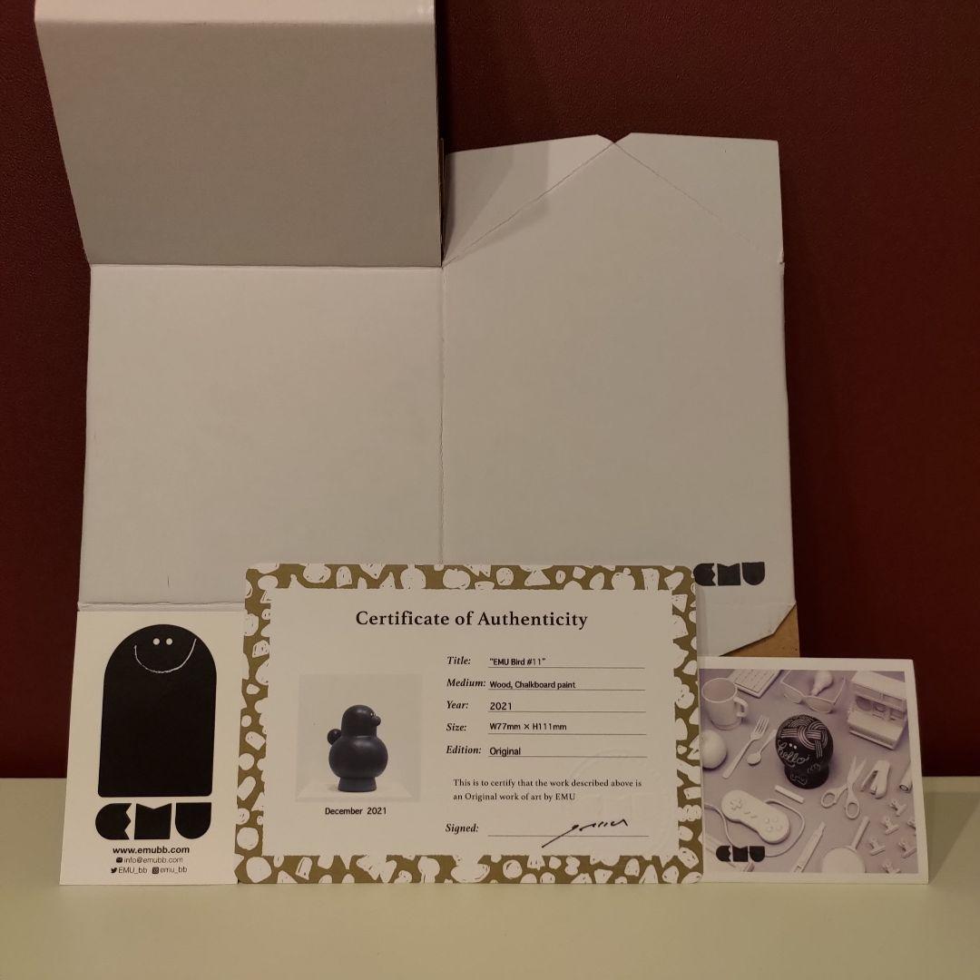 EMU　Bird #11　emu_bb 黒板こけし 万博