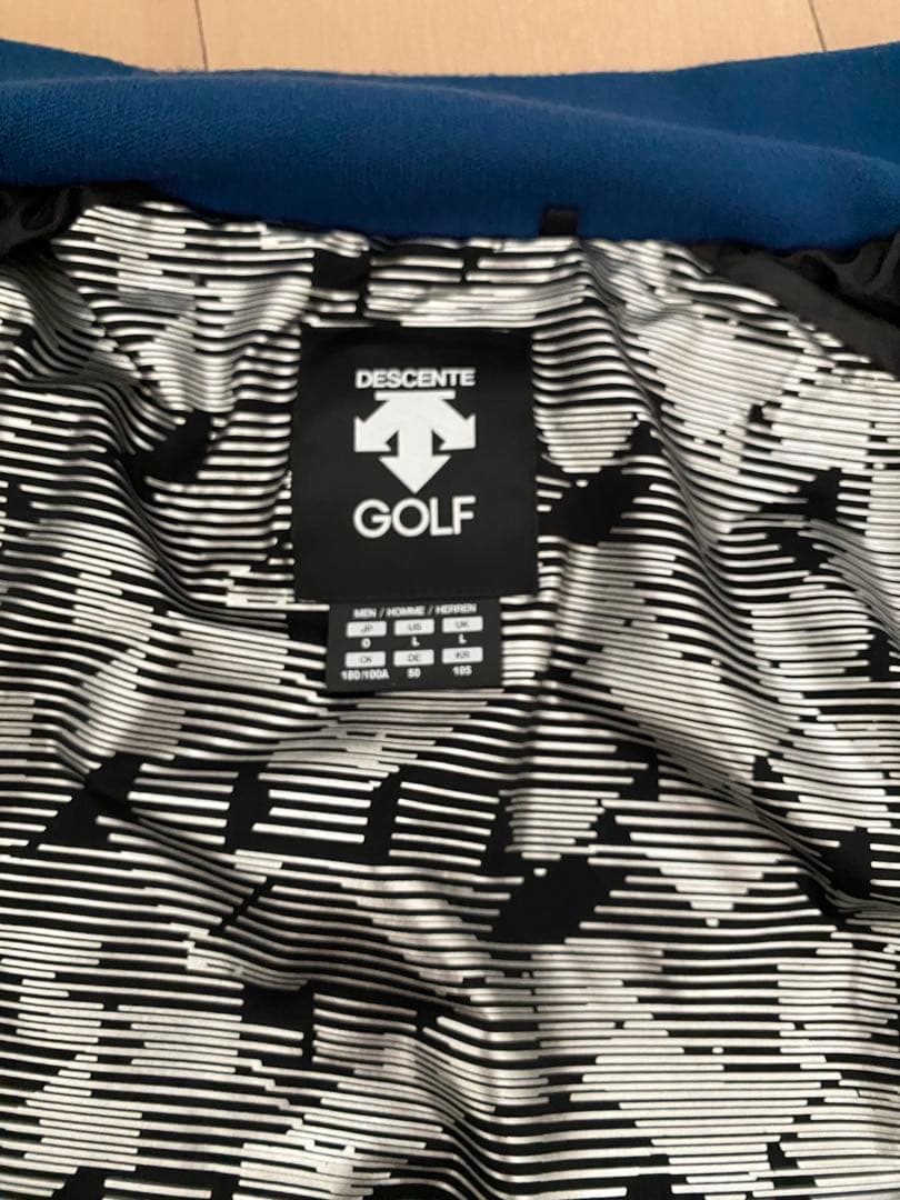 【デサントゴルフ】ジップアップニット O