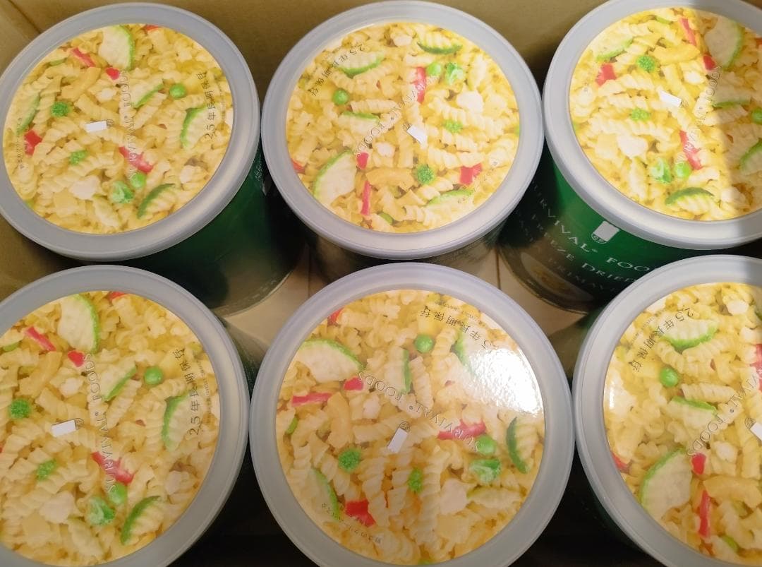 サバイバルフーズ 大缶6個 (野菜のクリームパスタ)