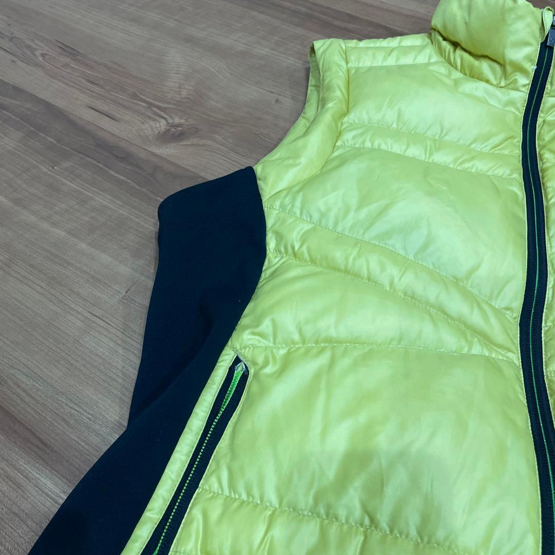 スリクソン　イエロー　黄色　ダウン　ゴルフ　ベスト　おすすめ　美品
