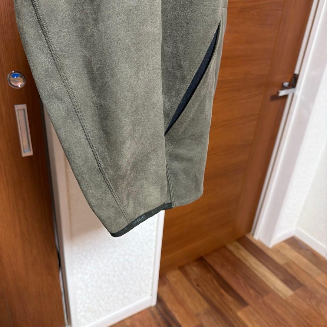 BRIEFING スエード調パーカー オリーブ Lサイズ