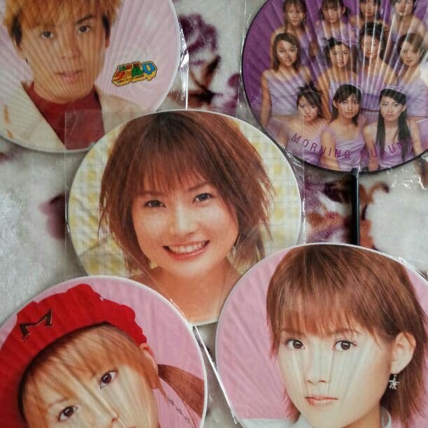 うちわ　モーニング娘。　安倍なつみ　後藤真希　矢口
