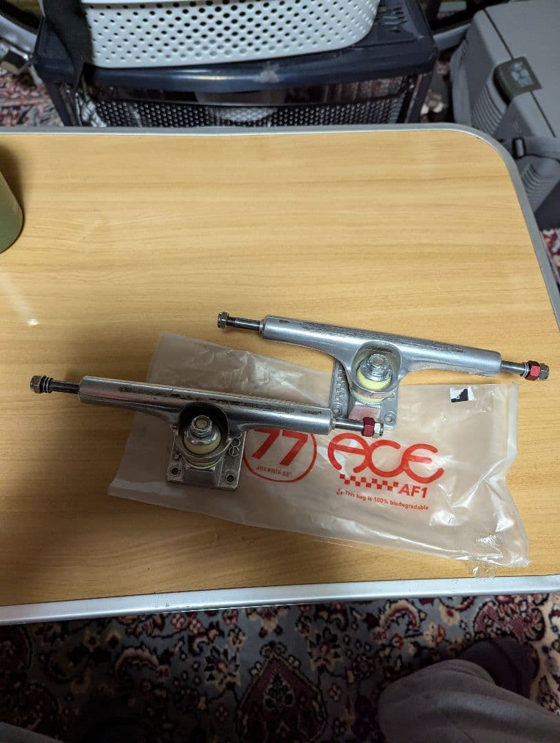 エース トラック ACE AF1 SILVER　Hi スケートボード　77