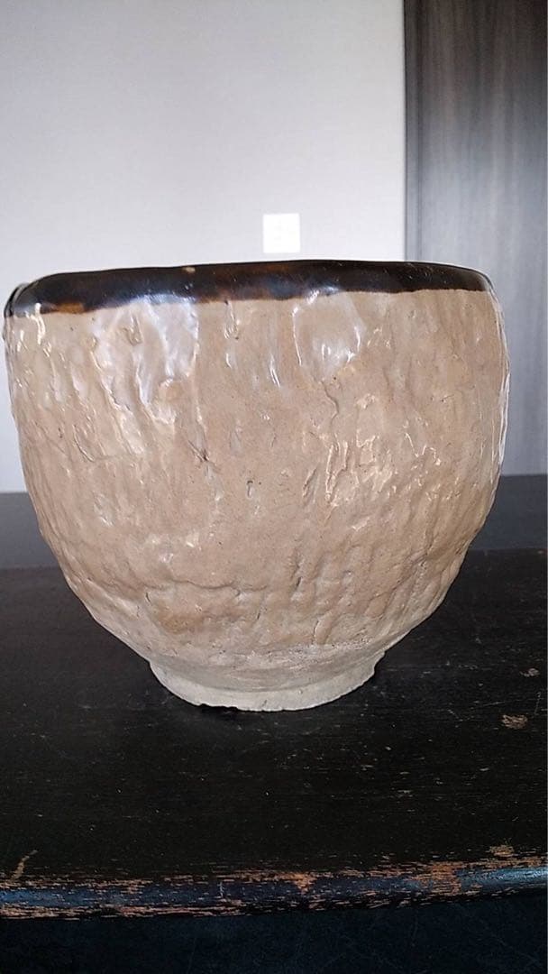 盆栽鉢　蘭鉢　古唐津　山野草鉢　皮鯨　古美術　中国美術　茶道具　植木鉢