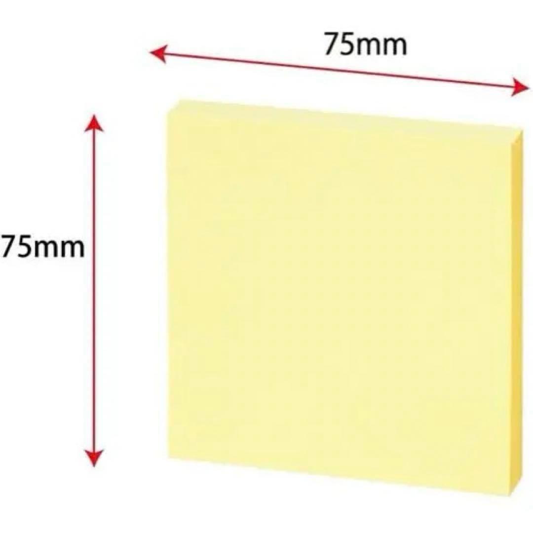 付箋 ふせん 事務 メモ コクヨ 100枚 100冊 正方形 大容量 4色